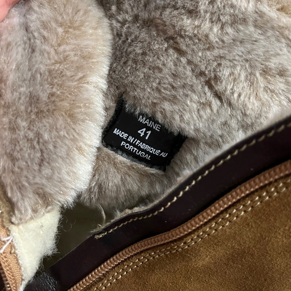 Bos. & Co. Women's Maine Wool-Lined Sheepskin Boots -Made in Portugal- EU 41 - Picture 9 of 10